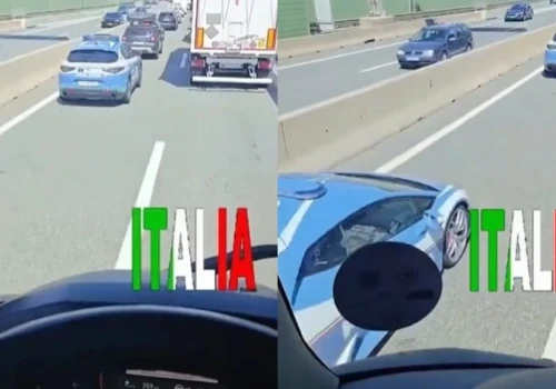 Myślisz, że Mustang w polskiej policji to coś niesamowitego? Włoska policja wozi się jeszcze bardziej kozacką furą
