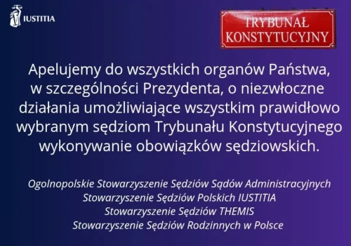 Apelujemy do wszystkich organów Państwa