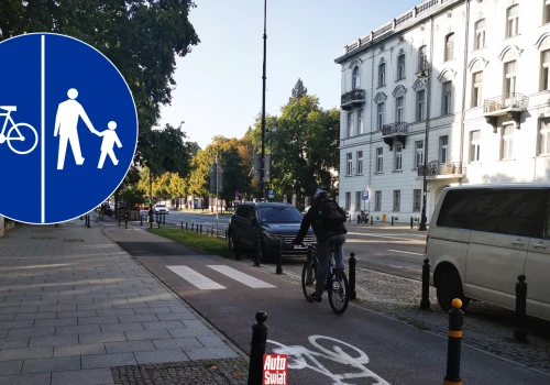 Moja koleżanka dostała mandat 300 zł za jazdę rowerem po chodniku. 