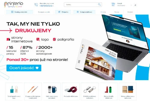 Kompleksowe Usługi Poligraficzne i Gadżety dla Biznesu | Studio Printerio