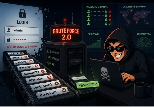 Jak wyglądają ataki brute force na hasła w 2026 roku