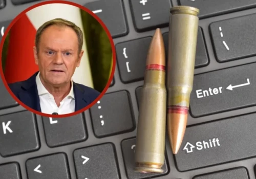Groził Tuskowi w Internecie. W jego domu znaleziono amunicję
