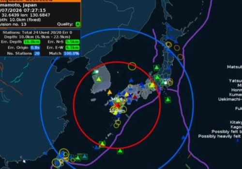 Silne trzęsienie ziemi i ostrzeżenia przed tsunami. Japonia znów zagrożona