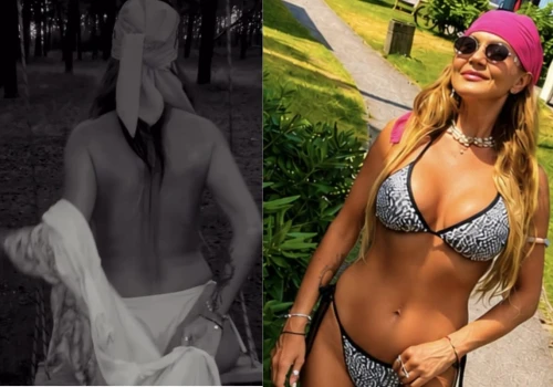 Agnieszka Kotońska coraz odważniejsza. Pozuje bez stanika