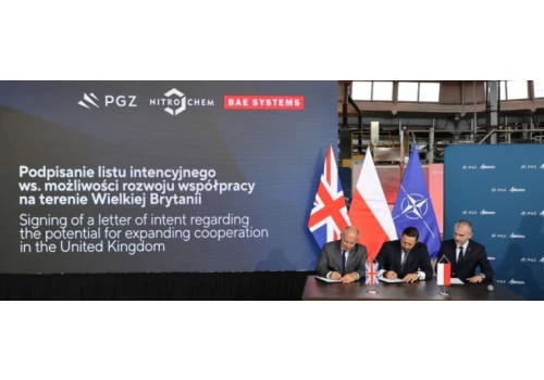 Pierwsza zagraniczna inwestycja PGZ: NITRO-CHEM współpracuje z BAE Systems
