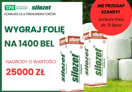 24 rolki folii do sianokiszonki za darmo. Zostały już tylko dwa dni