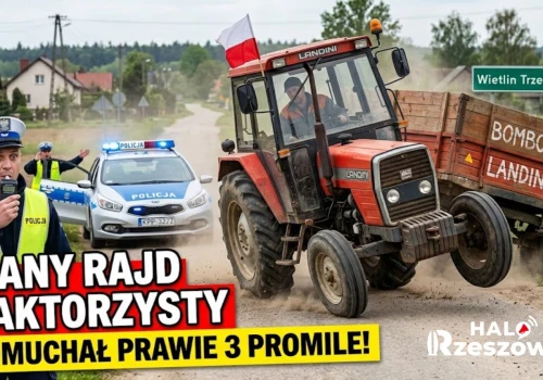 Co tam się wydarzyło?! Pijany rajd traktorzysty, wydmuchał prawie 3 promile