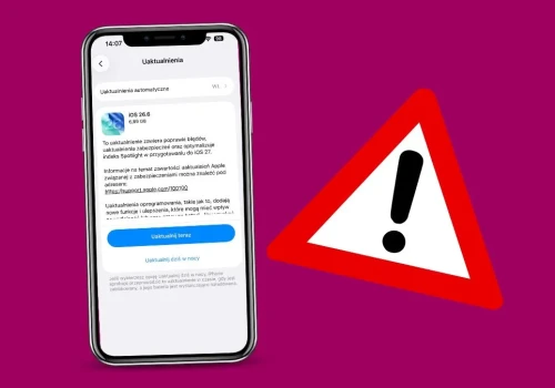 Biorę telefon i pobieram iOS 26.6. Nawet się nie zastanawiam