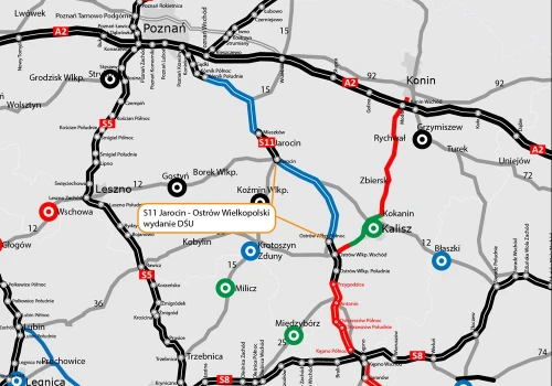 S11 Jarocin – Ostrów Wielkopolski ma zatwierdzony przebieg. Przetarg w tym roku