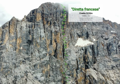 Léo Billon i Enzo Oddo otwierają „Diretta Francese” (7c+, 1200 m)