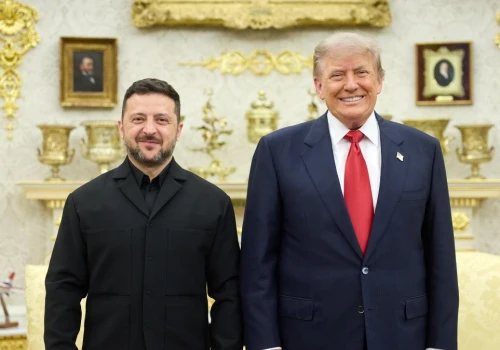 Trump przyjął Zełenskiego w Białym Domu. 