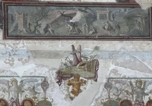 Archeolodzy w Pompejach odtworzyli fresk przedstawiający Ariadnę i Dionizosa