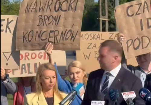 „Czarnek, nie kłam!”. Burza na konferencji PiS w sprawie cen paliw