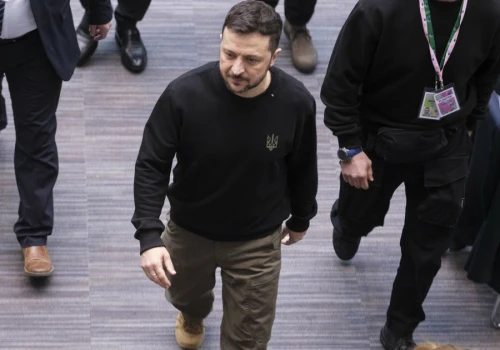 Wołodymyr Zełenski z wizytą u amerykańskiego giganta. 