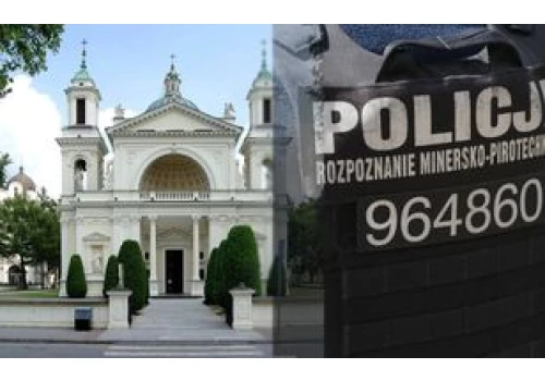 Niewybuch w warszawskim kościele. Służby 