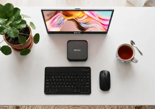Mini PC wielkości kostki masła i 16-calowy ekran. Blackview proponuje przenośną „stacjonarkę” zamiast laptopa
