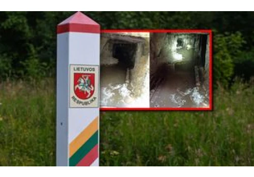 Tunel z Białorusi na Litwę. W odkryciu podkopu pomagali Polacy