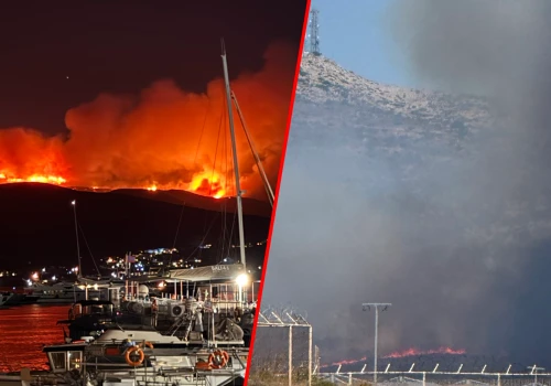 Jedna z ulubionych wysp turystów w ogniu. Trwa walka z pożarem na Paros