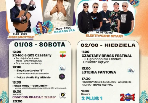W weekend 34. Dni Czastar – sportowa rywalizacja, ogólnopolski festiwal, a na scenie m.in. Elektryczne Gitary
