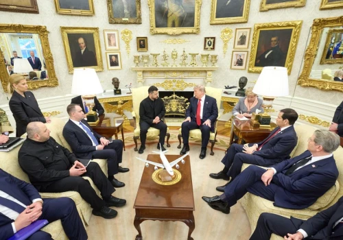 Wołodymyr Zełenski spotkał się z Donaldem Trumpem. 