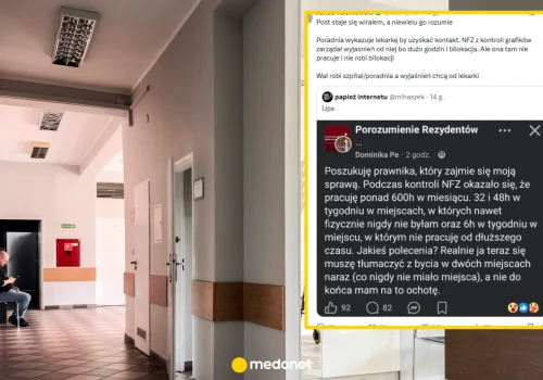 Placówki wpisują lekarzy na dyżury bez ich wiedzy. Dominika 