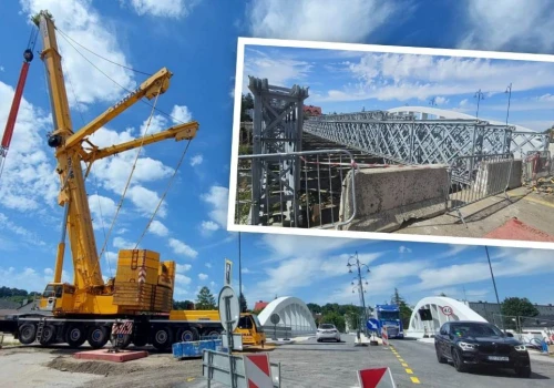 Te mosty służyły blisko dwa lata. Wkrótce znikną z miasta