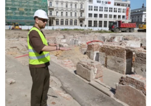 Archeologiczna „żyła złota” na terenie pałacu Brühla (wideo)