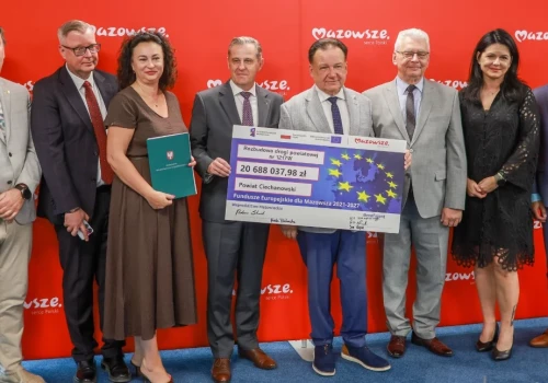 Ponad 20 mln zł na przebudowę drogi łączącej miasto i gminę Ciechanów