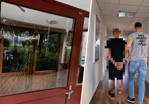 42-latek z zarzutami za groźby karalne i dewastację mienia o charakterze chuligańskim