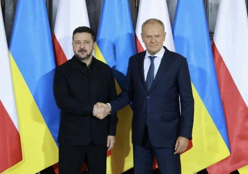 Lublin. Zełenski spotykał się z Tuskiem. „Prezydent Ukrainy poinformował mnie o przebiegu rozmowy z Trumpem”