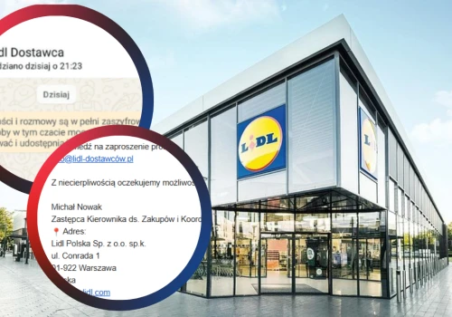 Przekręt „na Lidla”. Oszuści polują na polskie firmy