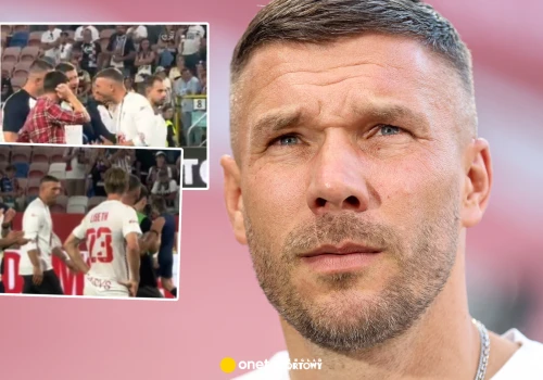 Tak zachował się Lukas Podolski tuż po meczu Górnika. Wszystko się nagrało