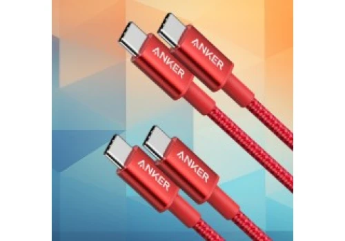 Zestaw dwóch kabli Anker USB-C 60W 1m w nylonowym oplocie za 19,95 zł w Amazon PL