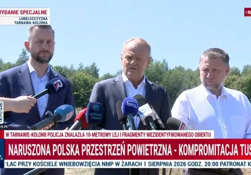 W stronę Polski leciały dwa pociski. 