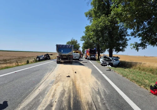 Poważny wypadek na DK46. Śmigłowiec LPR w akcji, 7 osób poszkodowanych