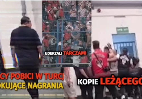 Turecka policja kopała leżącego kibica Górnika. Szokujące nagrania ze Stambułu
