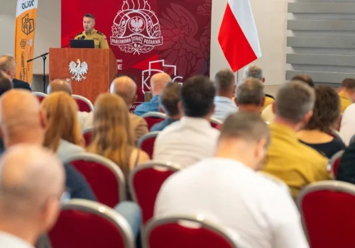 Ochrona ludności i obrona cywilna. Ważne spotkanie strażaków i samorządowców w Mysłowicach