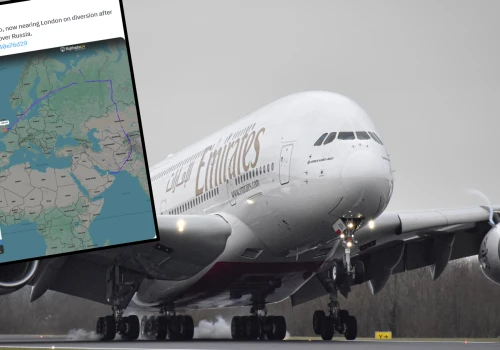 Nagły alarm na pokładzie Airbusa A380 nad Rosją. Samolot Emirates musiał zmienić trasę