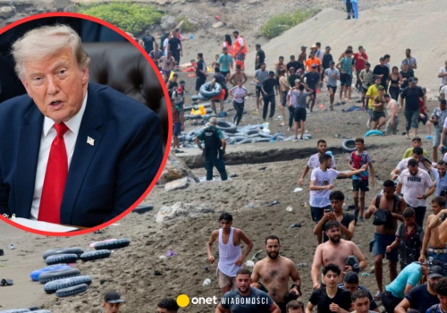 Migranci szturmują hiszpańskie miasto. Biały Dom wydał oświadczenie