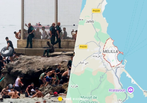 Szturm migrantów na kolejne hiszpańskie miasto. Przejście graniczne zamknięte