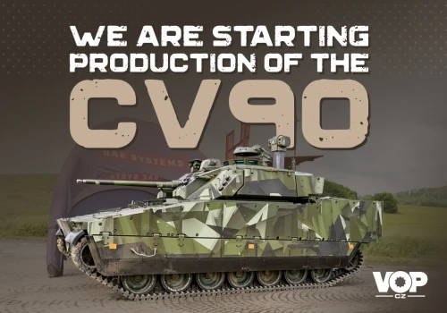 VOP CZ zaczyna montaż bwp CV90 dla Sił Zbrojnych Republiki Czeskiej