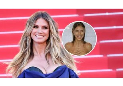 Heidi Klum topless pod prysznicem. Supermodelka podzieliła się niezwykle śmiałym kadrem sprzed lat!