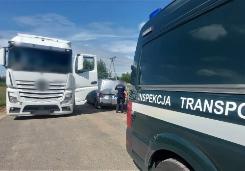 Kierowca tureckiej ciężarówki z prawem jazdy odebranym za polskie punkty karne