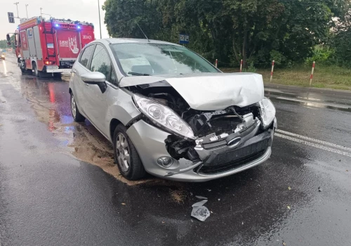 Wypadek na wjeździe do Lublina. Dwoje dzieci trafiło do szpitala