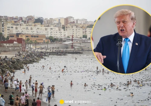 Kryzys migracyjny w hiszpańskiej eksklawie. Donald Trump zabrał głos. 
