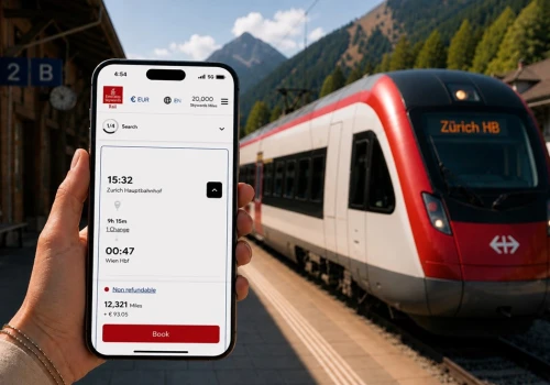 Emirates Skywards: Mile także na podróże koleją po Europie