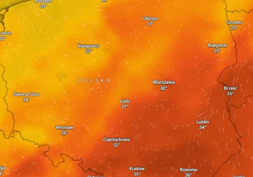 35 stopni, grad i wichury. Wiatr rozpędzi się do 90 km/h
