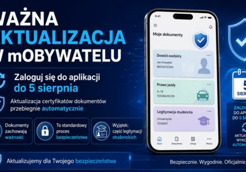 Ważna aktualizacja w mObywatelu. Zaloguj się do aplikacji do 5 sierpnia