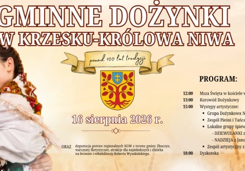 Dożynki Gminy Zbuczyn 2026. Święto plonów z gośćmi z Rumunii i bogatym programem