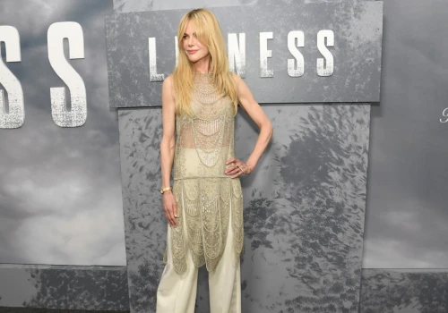 Nicole Kidman jak żywy klejnot. Gwiazda błyszczała od stóp do głów